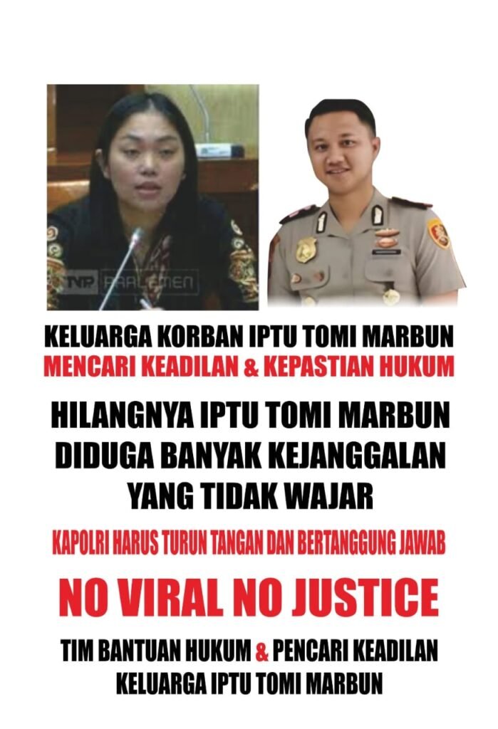 WhatsApp-Image-2025-12-19-at-11.26.22-PM-699x1024 Jelani Christo Geram melihat PENEGAKAN HUKUM YANG TIDAK JELAS TERHADAP KEJANGGALAN HILANGNYA IPTU TOMI MARBUN ADA APA SEBENARNYA SERTA SIAPA OKNUM DIBALIK HILANG NYA IPTU TOMI MARBUN?